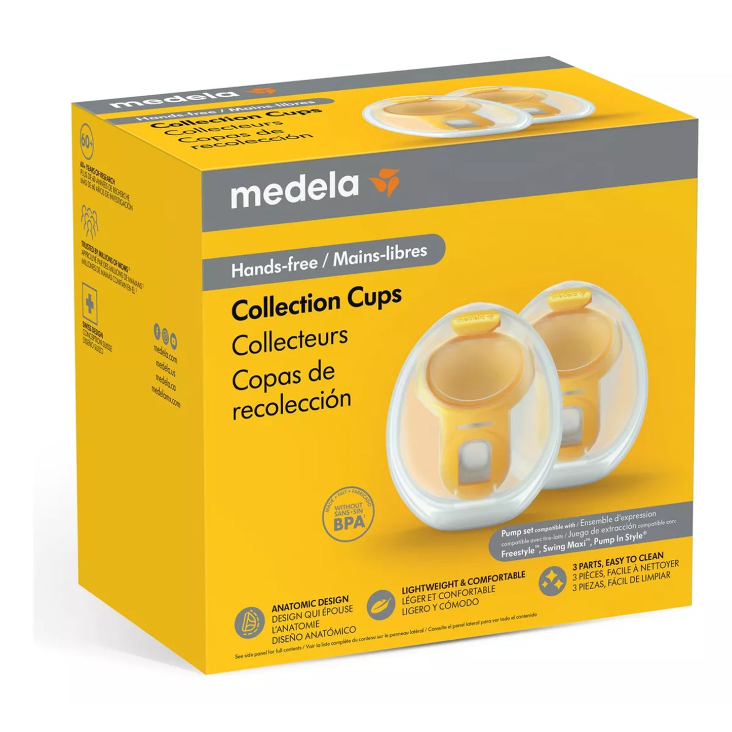 Copas Hands Free para Extractor de Leche Manos Libres