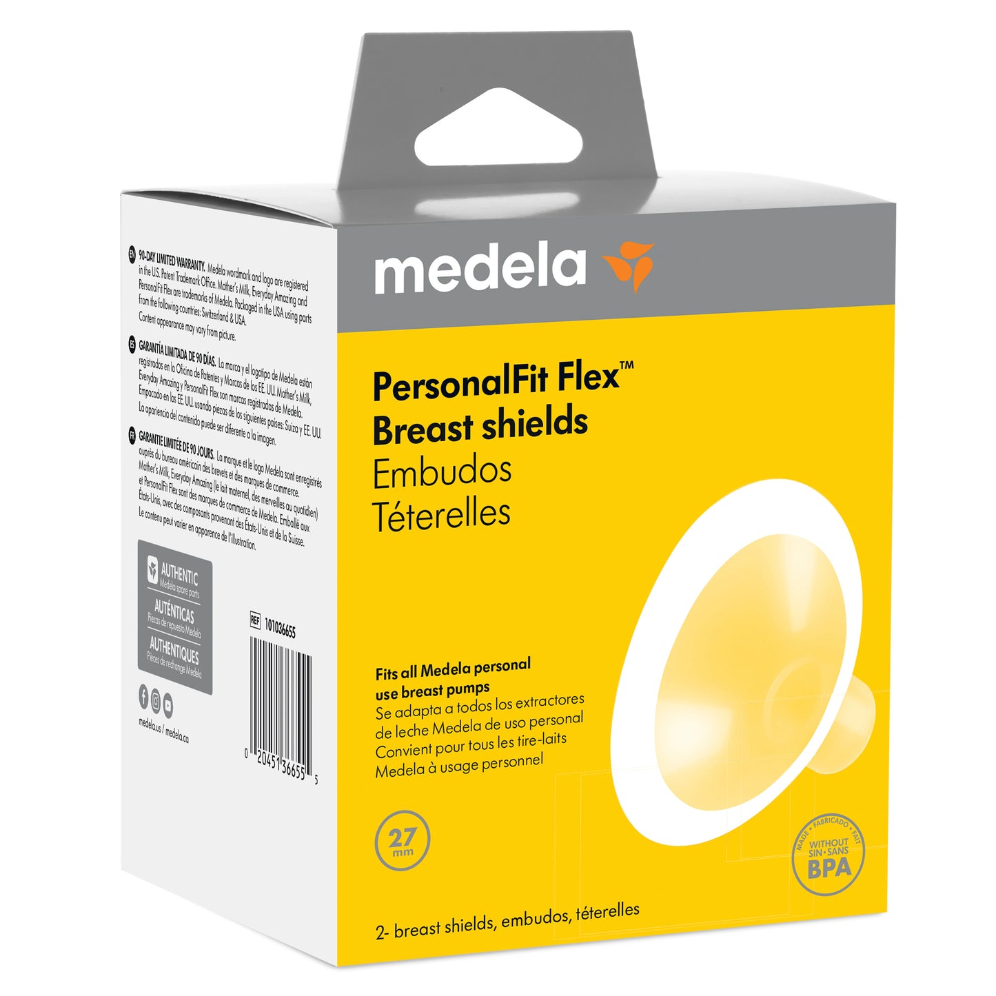 Embudos PersonalFit Flex™ para Extractor de Leche