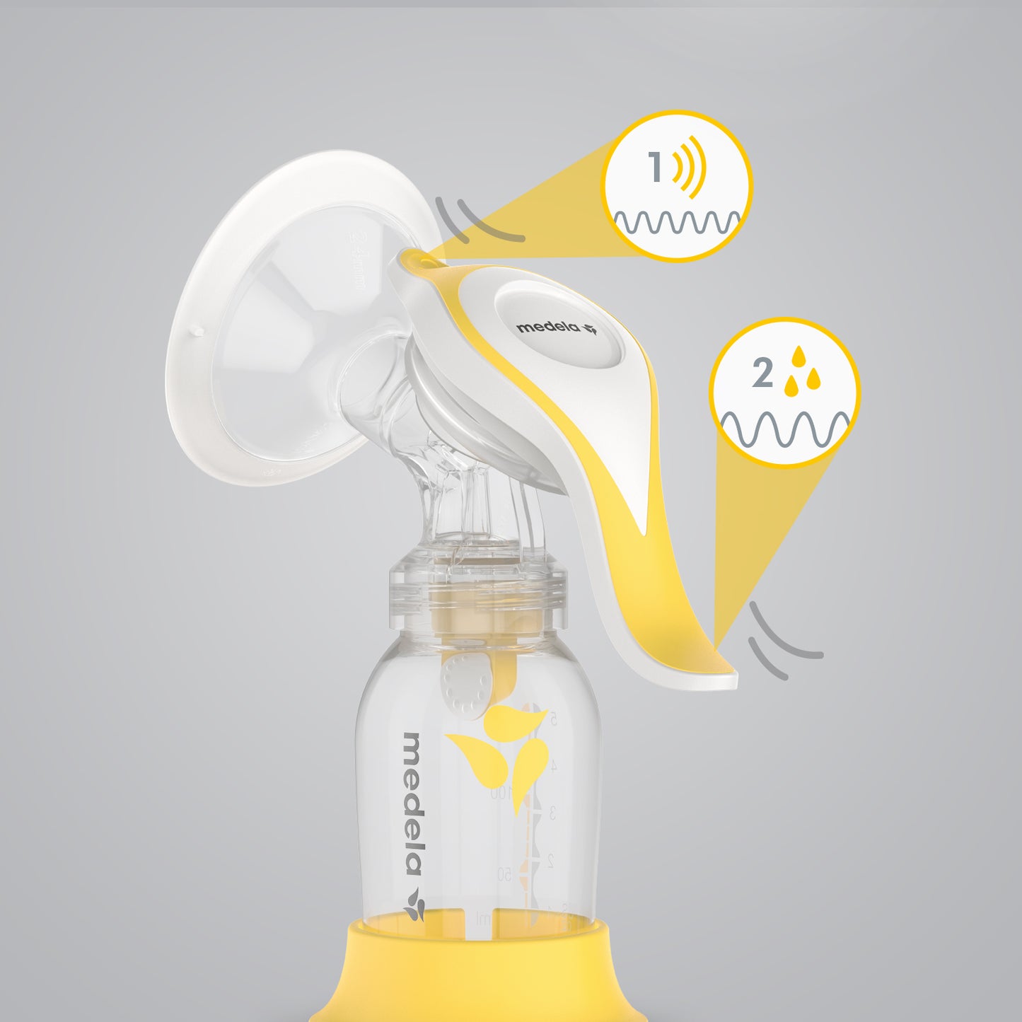 Extractor de Leche Manual Harmony® con PersonalFit Flex™
