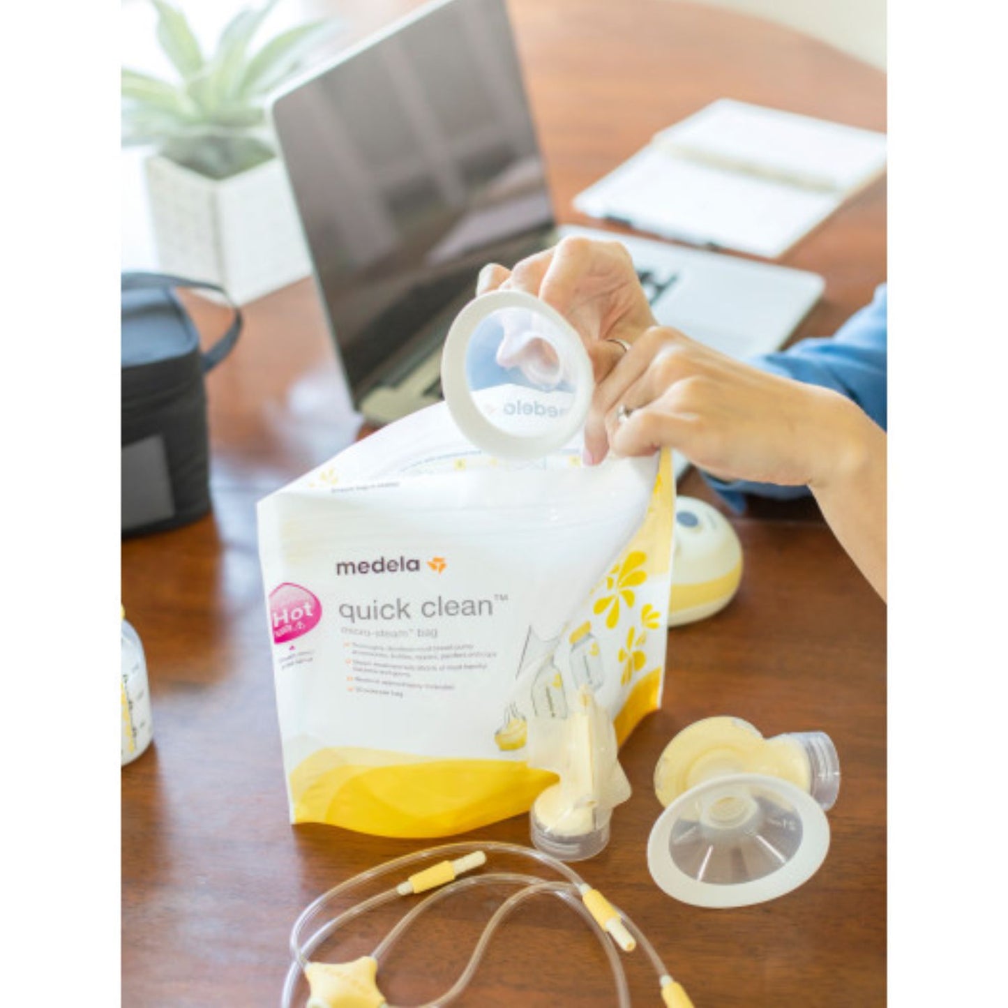 Bolsas Esterilizadoras para Accesorios de Extractor de Leche o Biberones