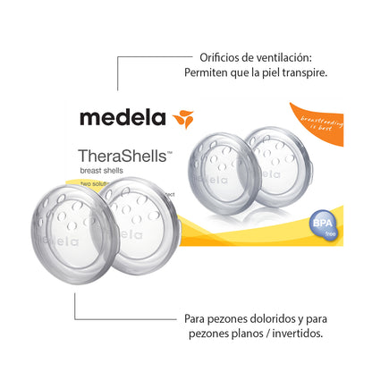 Kit de lactancia: Set de Protectores Therashells™ + Pezonera Contact™ con Estuche + Parches de Hidrogel
