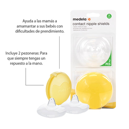 Kit de lactancia: Set de Protectores Therashells™ + Pezonera Contact™ con Estuche + Parches de Hidrogel