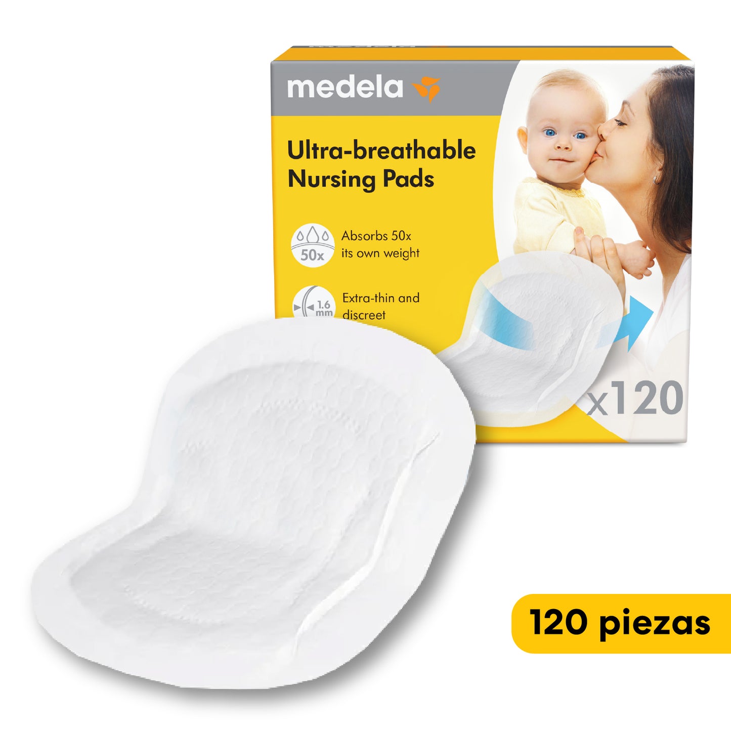 Parches Absorbentes Ultra-transpirables 120 piezas