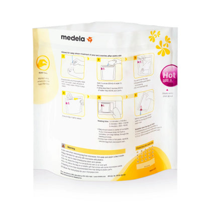 Bolsas Esterilizadoras para Accesorios de Extractor de Leche o Biberones